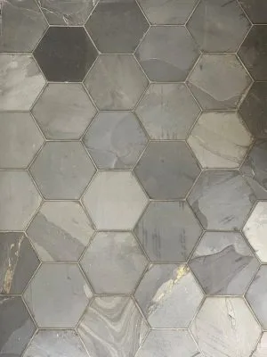 5 x 6 Hex Mosaic | Carbon Slate