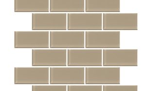 Beige  2x4 Mosaic | Faubourg Glass Series
