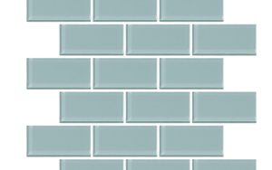 Bleu 2x4 Mosic | Faubourg Glass Series