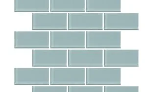 Bleu 2x4 Mosic | Faubourg Glass Series