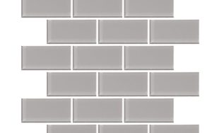 Cendre 2x4 Mosaic | Faubourg Glass Series