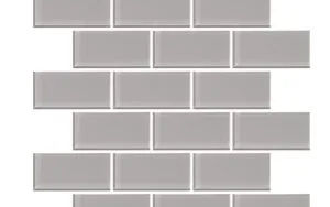 Cendre 2x4 Mosaic | Faubourg Glass Series