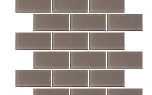 Gris 2x4 Mosaic | Faubourg Glass Series