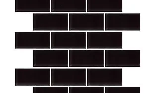 Noire 2x4 Mosic | Faubourg Glass Series