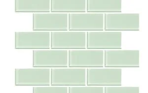 Verde 2x4 Mosaic | Faubourg Glass Series