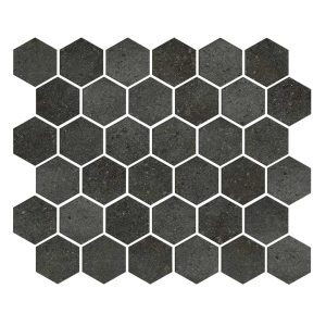 Iron 2" Hex Mosaic | Pillier Series