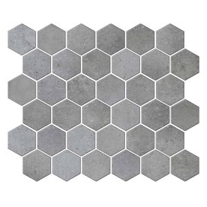 Pewter 2" Hex Mosaic | Pillier Series