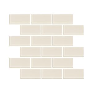 Ivoire 2x4 Mosaic | Faubourg Glass Series