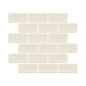 Ivoire 2x4 Mosaic | Faubourg Glass Series