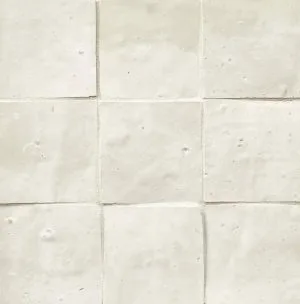 Casablanca White 4x4 | Zellige Series