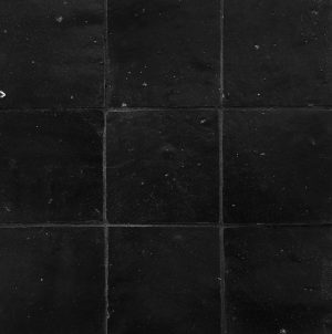 Marrakesh Black 4x4 | Zellige Series