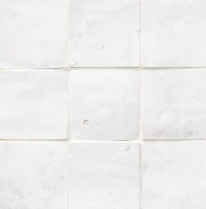 Larache White 4x4 | Zellige Series