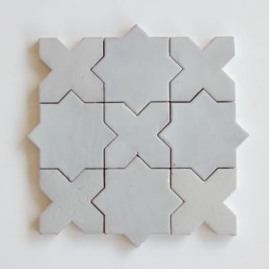 Estrella 4x4 Mosaic Nieve | Tierra Series