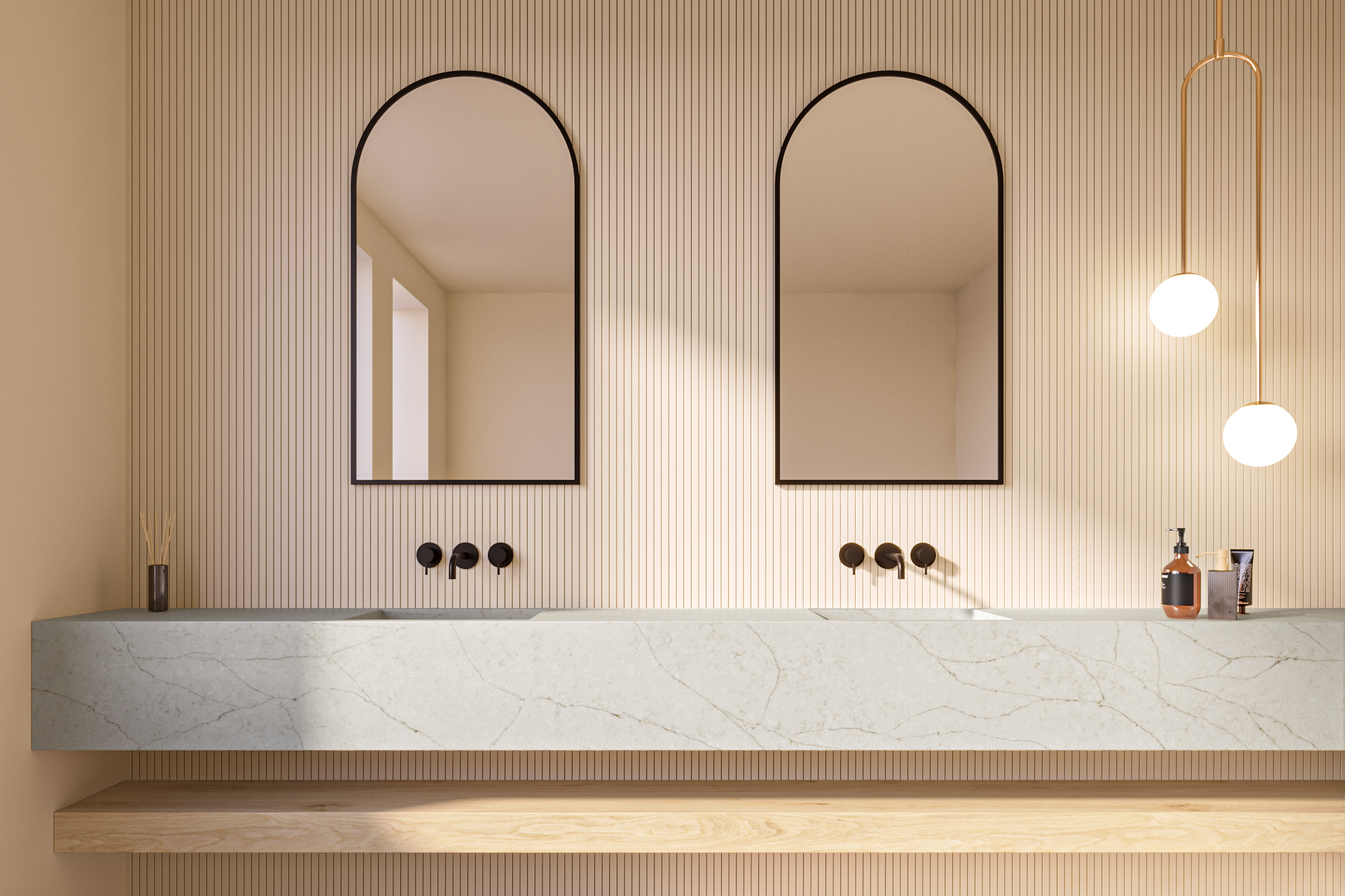 macchiato used in bathroom