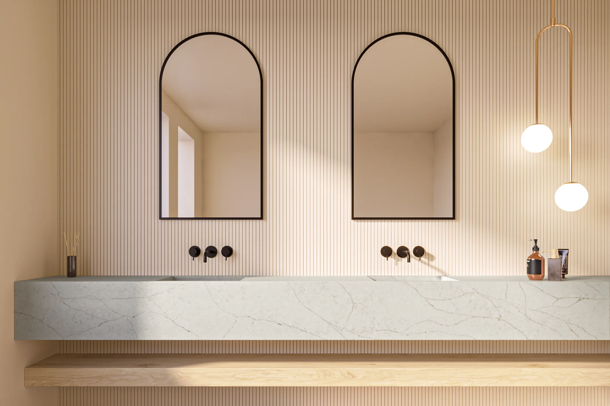macchiato used in bathroom