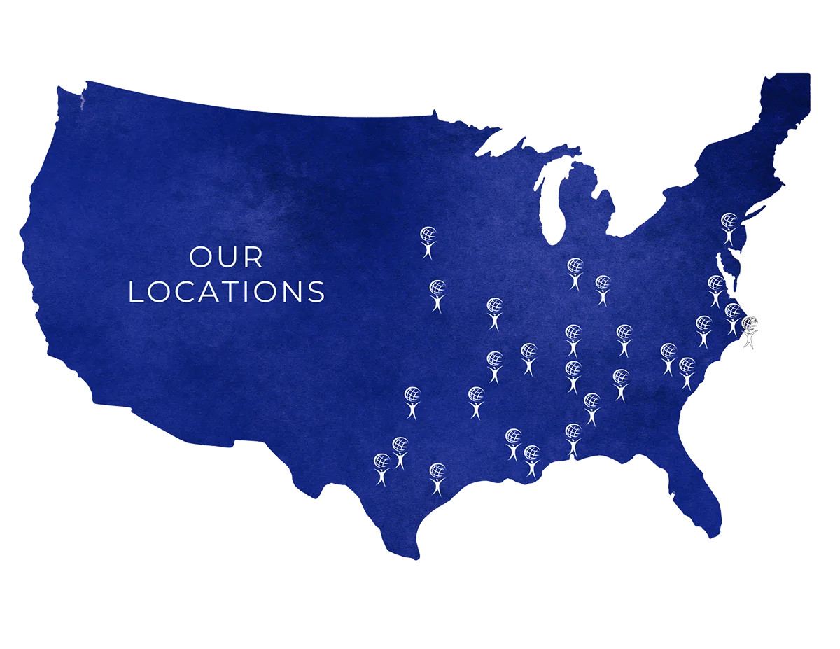 Tritone Stone map of locations