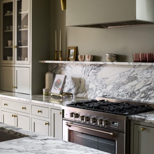 McGuire Residence – Kitchen Range Vignette McGuire Residence - Kitchen Range Vignette