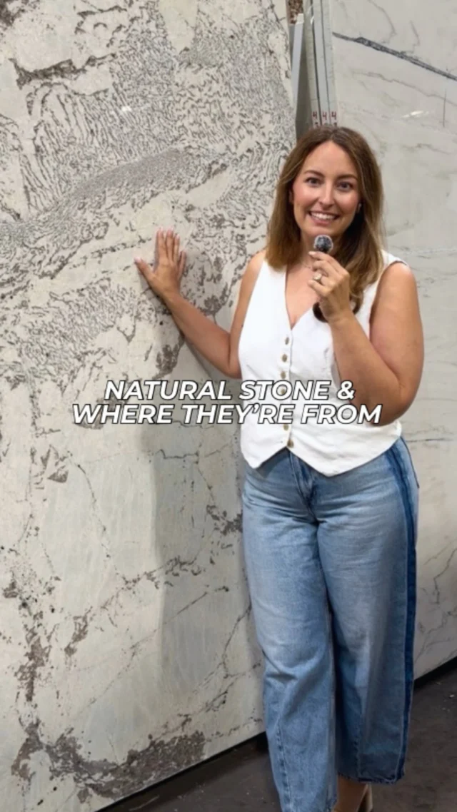 Nature’s finest materials, sourced from around the world. 🌎Behind every slab is a place, a history, and a story millions of years in the making.✨ Comment below which one caught your eye. ↓[Triton Stone, Calacatta Viola, Volakas Marble, Perlato Marble, Kitchen Countertops Design, Natural Stone, Stone Supplier]