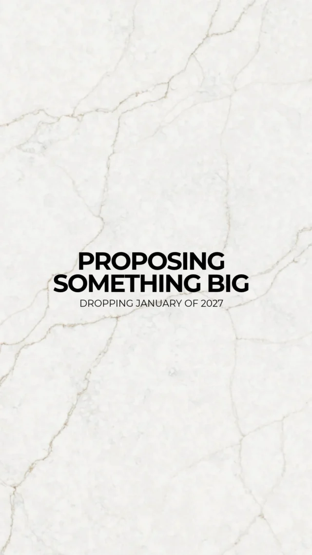 We said yes 💍Consider this our save the date for our 7 new Crescent Quartz colors, dropping early 2027. [Triton Stone, Crescent Quartz, Quartz Countertops, Low Maintenance Countertops, Kitchen Renovation Inspiration]