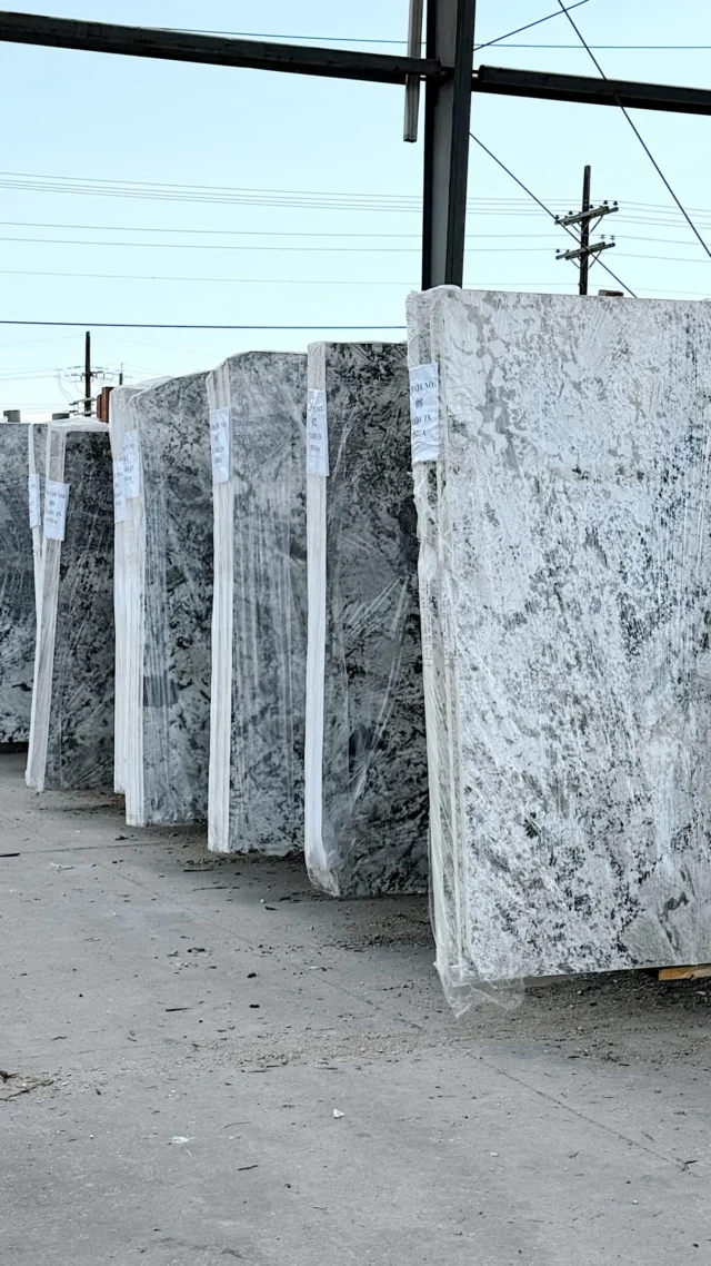 Not all angels wear wings. Some wear pink vests, hard hats, steel toed boots, and gloves 👏[Triton Stone, Natural Stone, Slab Yard, Kitchen Countertop Design Inspiration, Home Renovation]